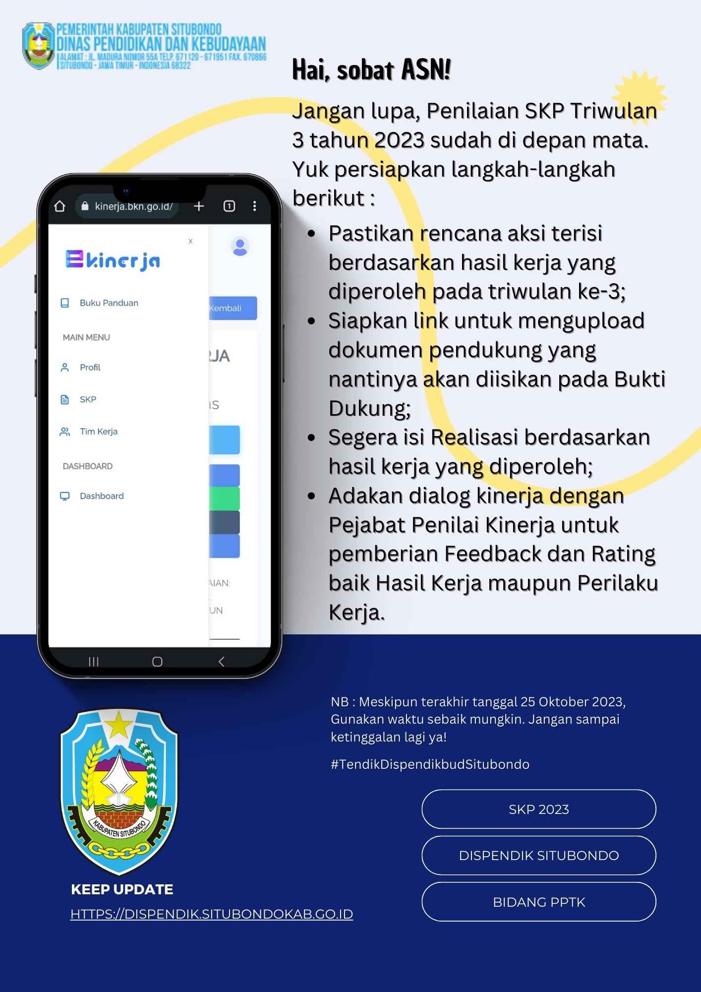 Penilaian SKP Triwulan 3 Tahun 2023