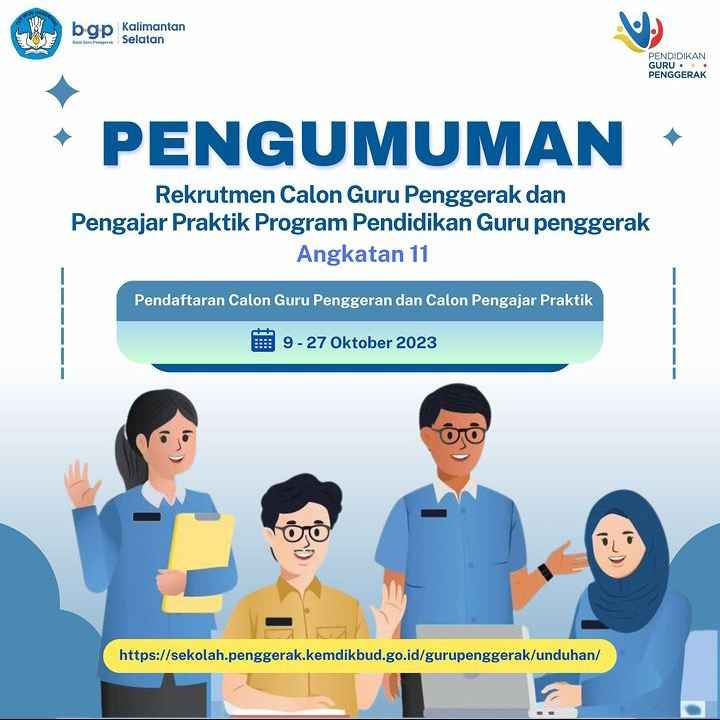 Rekrutmen Calon Guru Penggerak Angkatan 11