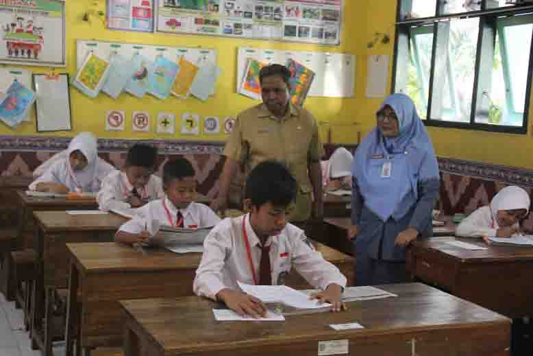 Ribuan Siswa SD/MI Mengikuti Try Out