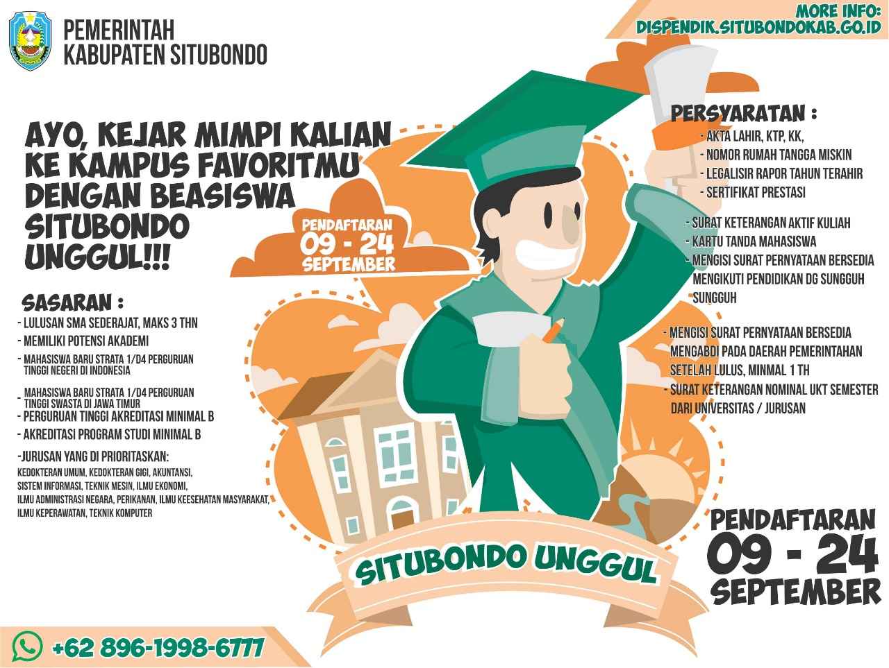 PENGUMUMAN BEASISWA SITUBONDO UNGGUL ( update )