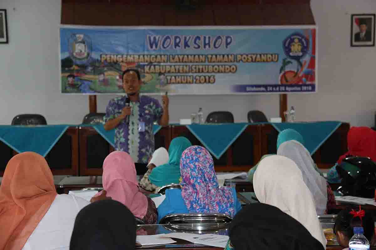 WORKSHOP PENGEMBANGAN LAYANAN TAMAN POSYANDU 2016