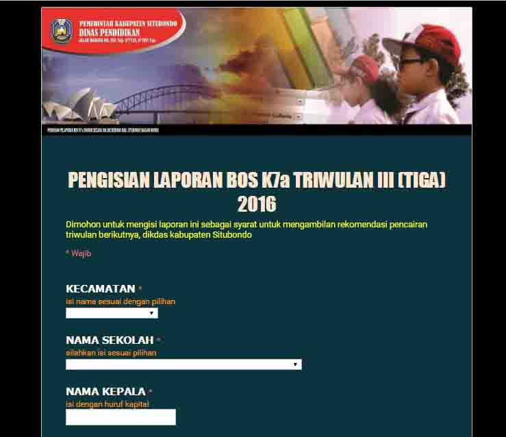 LAPORAN DAN PRINT OUT BOS ONLINE TW III (TIGA)