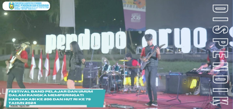 Festival Band Pelajar dan Umum HARJAKASI Ke 206 dan HUT RI ke 79 tahun 2024