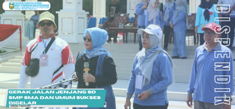 Gerak Jalan Jenjang SD SMP SMA dan Umum Sukses Digelar