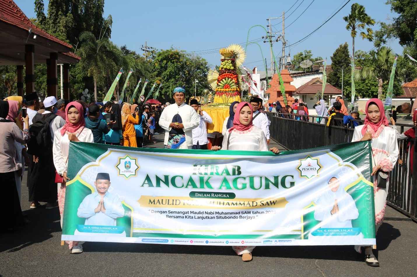 KIRAB ANCAK AGUNG dalam Memperingati Maulid Nabi Muhammad SAW Tahun 1445 H / 2023 M