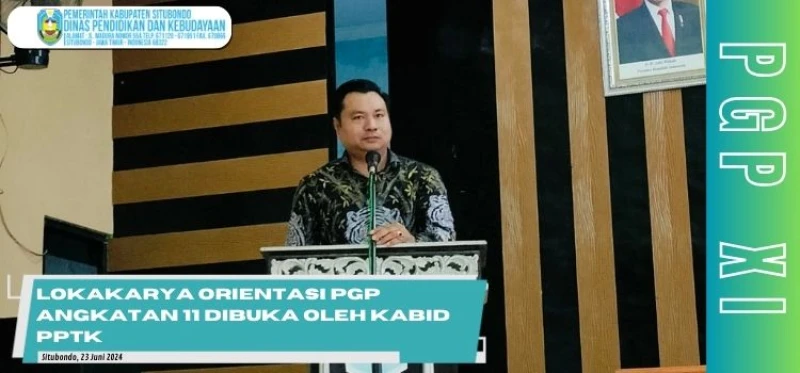 Lokakarya Orientasi PGP Angkatan 11 dibuka oleh Kabid PPTK