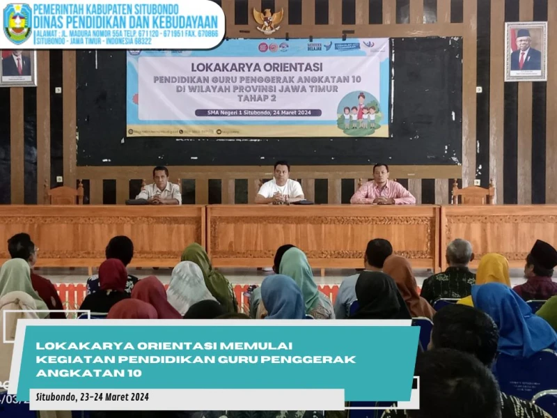 Lokakarya Orientasi Tahap 2 PGP Angkatan 10 Kabupaten Situbondo