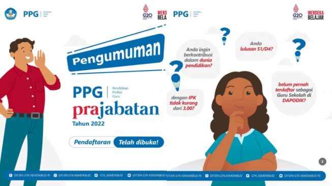 Seleksi Calon Mahasiswa PPG Prajabatan Tahun 2022