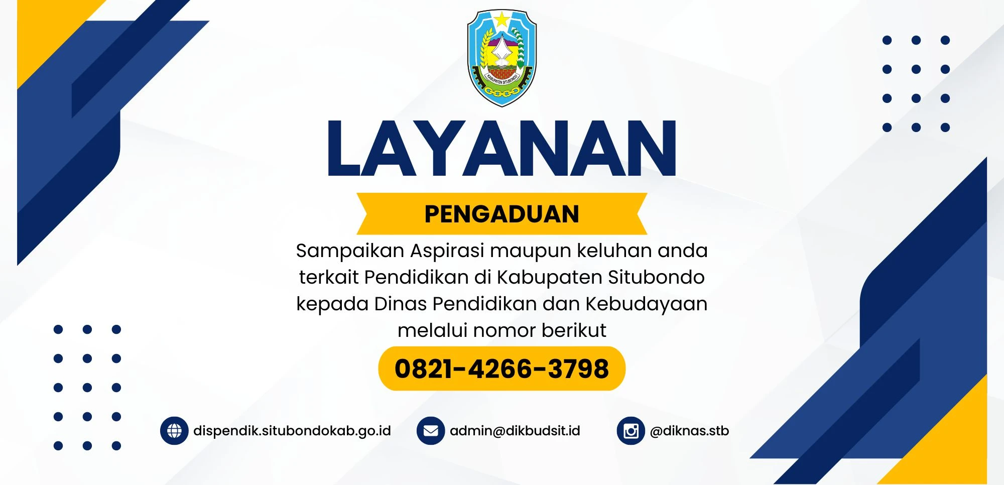 Layanan Pengaduan Dispendik